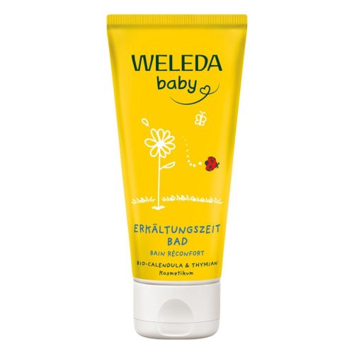 Weleda, Weleda Calendula Erkältungszeit Bad Badeöl & Bademilch 75 ml