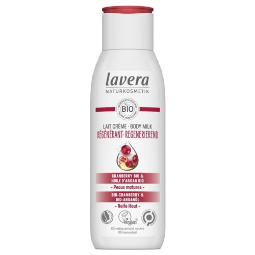 Lavera, Lavera Bodymilk regenerierend bio Cranberry & bio Arganöl (200ml)