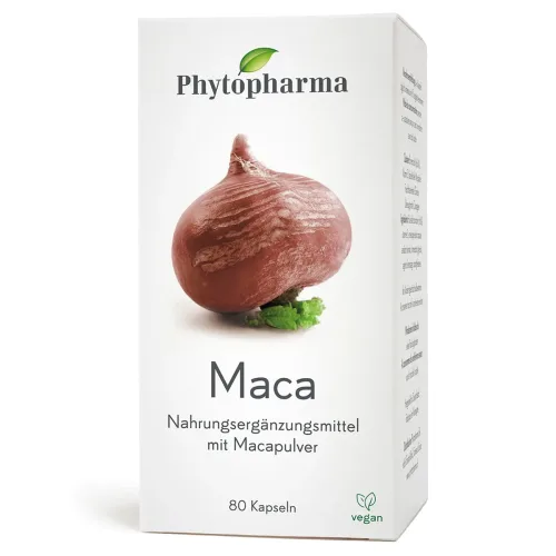 Phytopharma, Phytopharma Maca 409mg pflanzlich Kapseln (80 Stk)