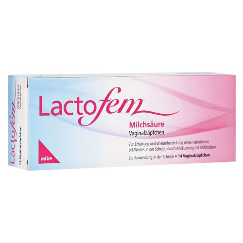 Lactofem, Lactofem Milchsäure Vaginalzäpfchen (14 Stk)