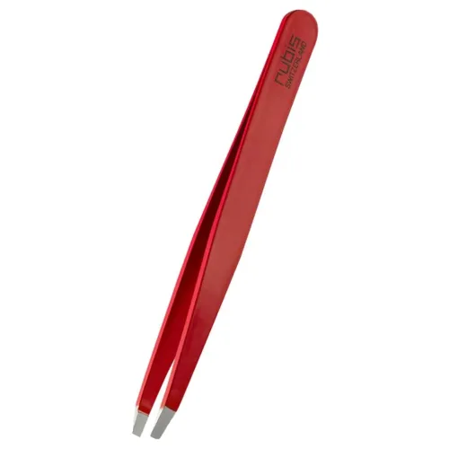 RUBIS, Rubis Pinzette gerade, rot, Inox
