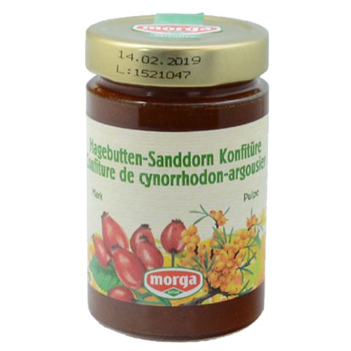 morga, morga Hagebutten-Sanddorn Konfitüre (350g)