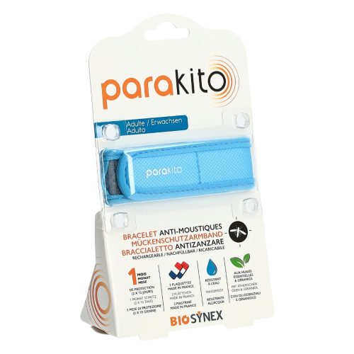 parakito, parakito Mückenarmband Erwachsene blau (1 Stk)