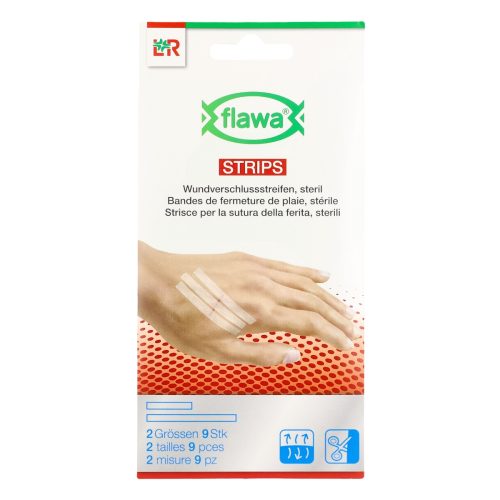 FLAWA, FLAWA Strips Wundverschlussstreifen, 2 Grössen (9 Stk)