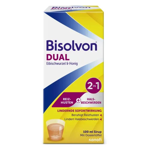 Bisolvon, Bisolvon Dual 2 in 1 Hustensirup (100ml)