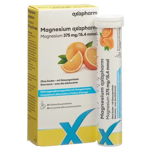 Axapharm, Axapharm Magnesium Brausetabletten 375 mg (24 Stk)