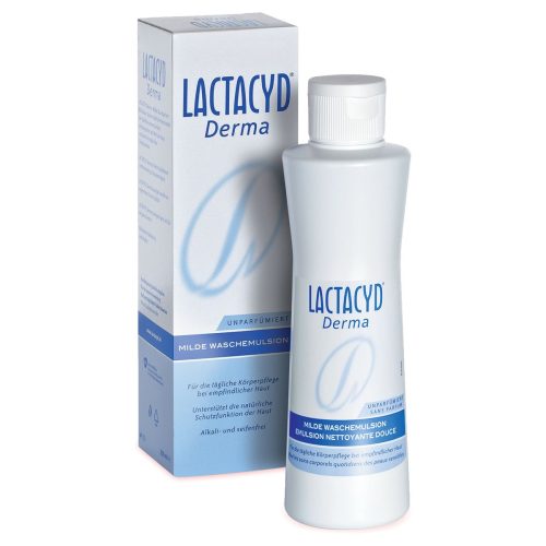 Lactacyd, Lactacyd Derma milde Waschemulsion, unparfümiert (250ml)