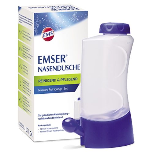 Emser, EMSER Nasendusche + 4 Beutel Nasenspülsalz (1 Stk)
