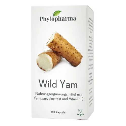 Phytopharma Wild Yam Kapseln 80 Stück