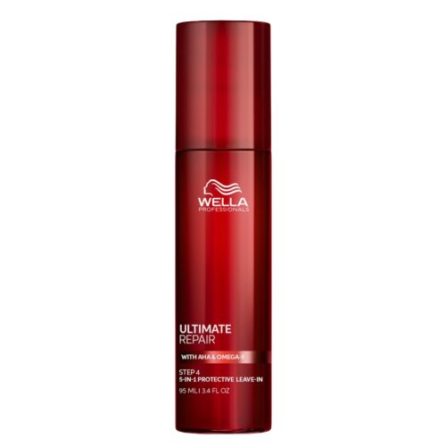 Wella Professionals, Wella Professionals Ultimate Repair Step 4 | 5-In-1 Protective Leave-In mit AHA & Omega-9 Haaröle & -seren 95 ml
