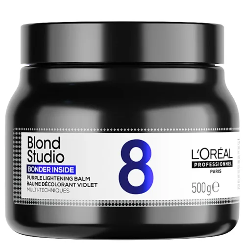 L'Oréal Professionnel, L'Or&eacute;al Blond Studio 8 Bonder Inside Purple Lightening Balm 500 gr