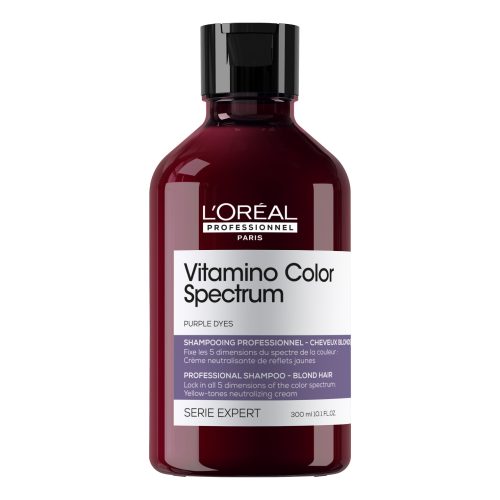 L'Oréal Professionnel, L'Oréal Professionnel - Vitamino Color Spectrum Purple Dyes Neutralizing Shampoo - Blond Hair, 300 ml