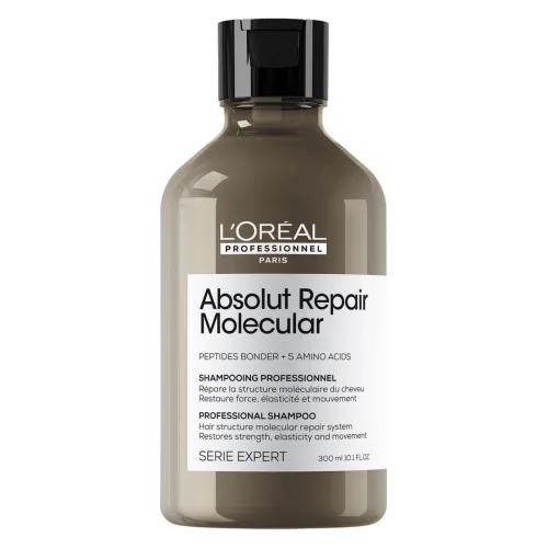 L'Oréal Professionnel, L'Oréal Professionnel - Serie Expert Absolut Repair Molecular Shampoo, AbsRepairMolecular Shampoo, 300 ml