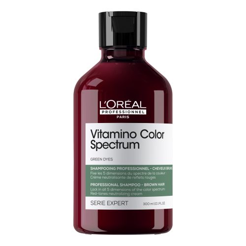 L'Oréal Professionnel, L'Oréal Professionnel - Vitamino Spectrum Green Dyes Neutralizing Shampoo - Brown Hair, 300 ml