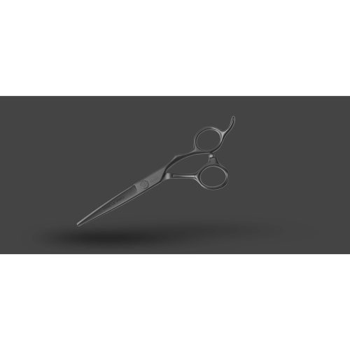 Olivia Garden SilkCut PRO Matt Black Hair cutting scissors 5,75`` RH