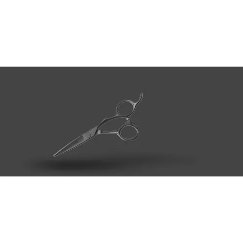 Olivia Garden SilkCut PRO Matt Black Hair cutting scissors 5,00`` RH