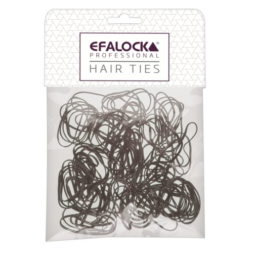 Efalock Rasta-Haargummi dünn/klein braun 100st