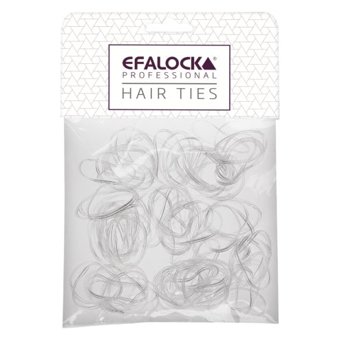 Efalock Rasta-Haargummi dünn/klein transp.100st