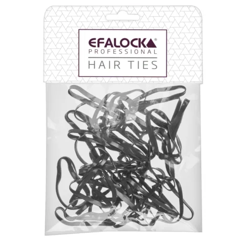 Efalock Rasta-Haargummi dick/groß schwarz 100st