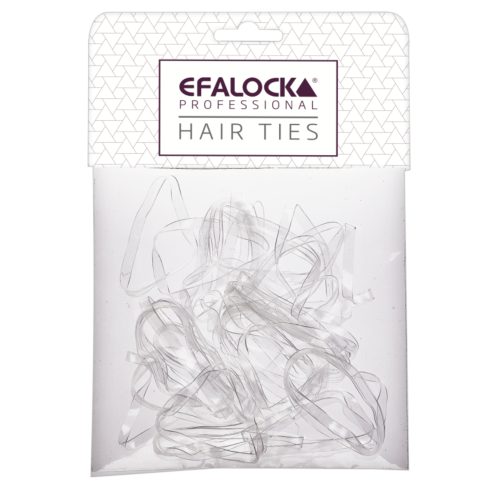Efalock Rasta-Haargummi dick/groß transp.100st