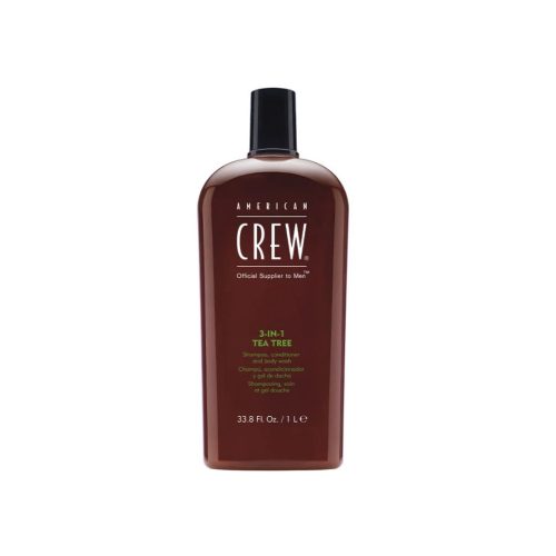 American Crew uomini 3-IN-1 Tea Tree shampoo, balsamo e corpo lavar...