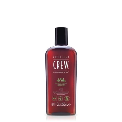 American Crew Men 3-IN-1 Tea Tree Shampoo, Conditioner and Body Was...