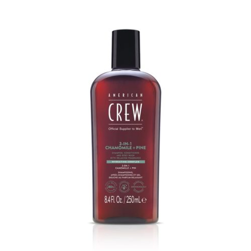 Crew Hair & Body Care - American Crew 3-in-1 Chamomile & Pine Shampoo, Conditioner & Body Wash