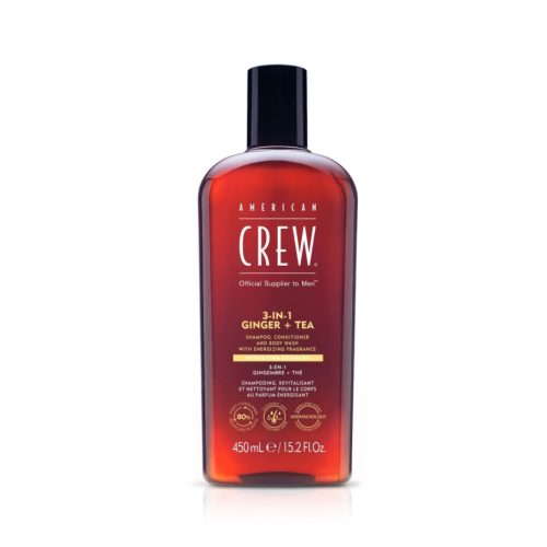 Crew Hair & Body Care - American Crew 3-in-1 Ginger & Tea Shampoo, Conditioner & Body Wash