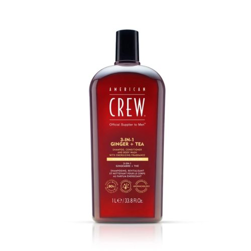 Crew Hair & Body Care - American Crew 3-in-1 Ginger & Tea Shampoo, Conditioner & Body Wash