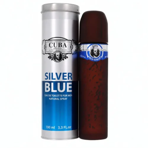 Fragluxe Cuba Silver Blue Eau De Toilette Spray 100 ml