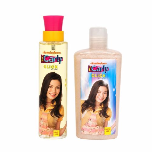 Marmol & Son, iCarly Click by Marmol & Son Gift Set -- 3.4 oz Eau de Toilette Spray + 8 oz Body Lotion
