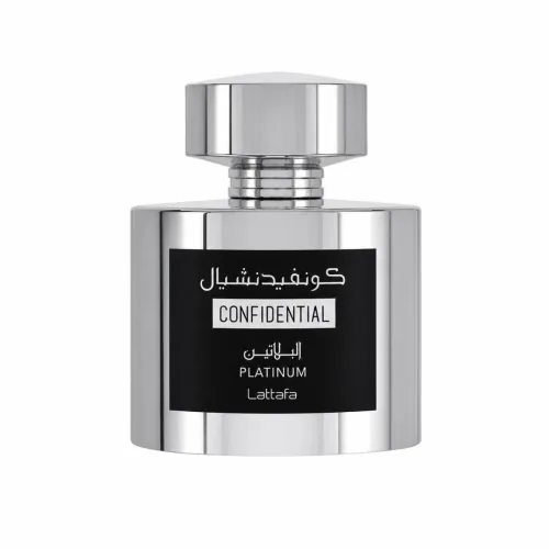 Lattafa Confidential Platinum Eau De Parfum Spray (Unisex) 100 ml