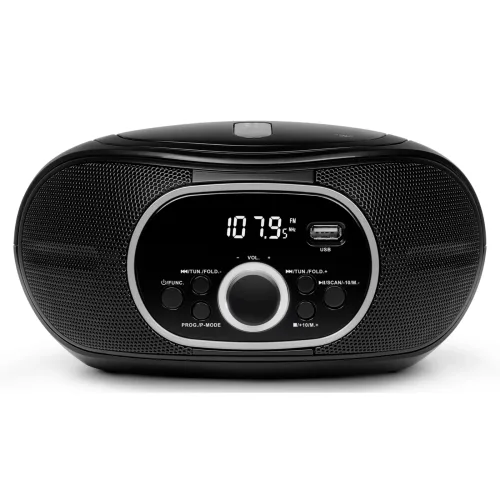 Medion, MEDION LIFE E65711 Boombox mit CD/MP3-Player, PLL-UKW Stereo-Radio, AUX, USB Anschluss, 2 x 12 W