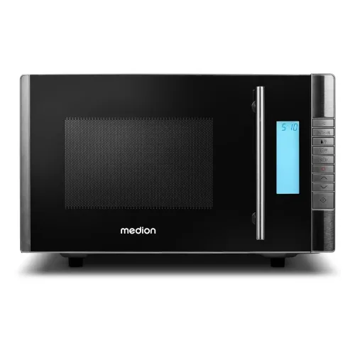 Medion, MEDION LIFE 2 in1 Mikrowelle MD 14482, Kombination aus Mikrowelle & Grill, 8 Automatikprogramme, 20L Garinnenraum, Auftaufunktion