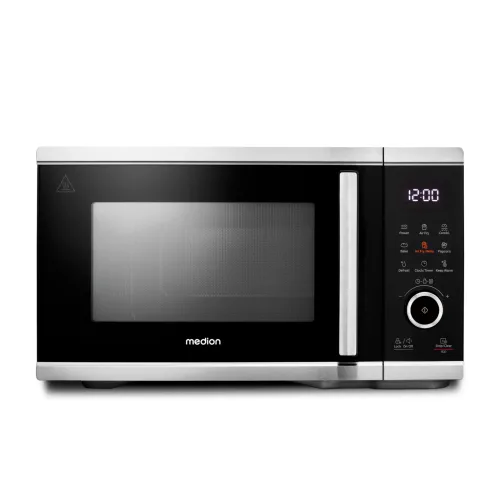 Medion, MEDION LIFE Mikrowelle mit Heißluft- fritteusen- funktion  MD 11499, 3in1 Mikrowelle, 25 L Garinnenraum, 900 W Mikrowellenleistung, 9 Automatikprogramme