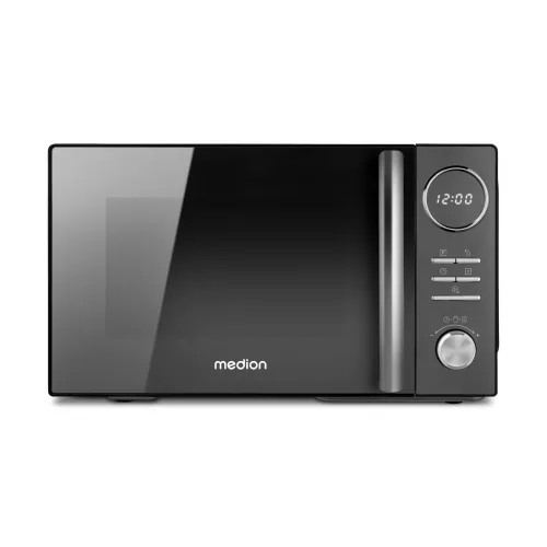 MEDION LIFE 3 in 1 Mikrowelle  MD 11493, Kombination aus Mikrowelle, Grill und Heißluft, 23 L, 10 Automatikprogramme, 900 W, Digitaler Timer