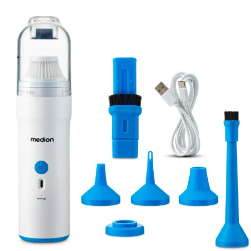 Medion, MEDION LIFE 3in1 Akku-Handstaubsauger (MD 19877), Luftpumpen- und Gebläsefunktion, 5 kPa Saugleistung, integrierter Staubbehälter