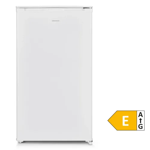 Medion, MEDION LIFE Kühlschrank mit Eiswürfelfach MD 37690 Weiss, 90 L Gesamt-Nutzinhalt (Kühlteil 80 L & Eiswürfelfach 10 L), wechselbarer Türanschlag, geringer Geräuschpegel