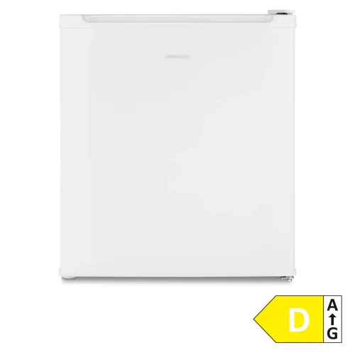 Medion, MEDION LIFE Mini-Kühlschrank MD 37724 Weiss, 41 L Nutzinhalt, manuelle Temperatureinstellung, Geräuschpegel ca. 39 dB, eingelassener Türgriff