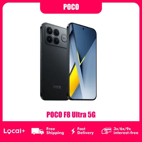 Xiaomi, Global Version POCO F8 Ultra 12GB 256GB Smartphone 50MP Light Fusion 950 With OIS 6.9' 120Hz POCO HyperRGB AMOLED Display Massive 6500mAh (typ) Battery