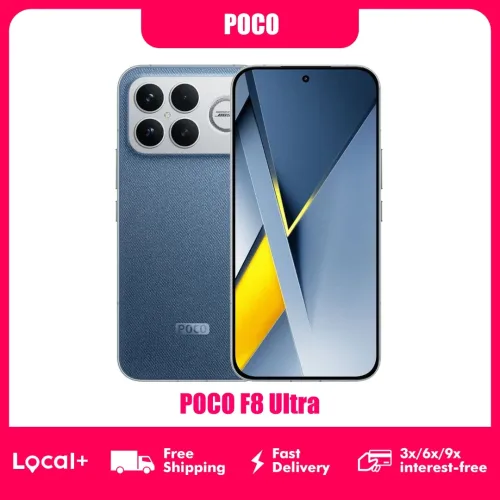 POCO, Globale Version POCO F8 Ultra Snapdragon 8 Elite Gen 5 Smartphone 6,9" 120 Hz POCO HyperRGB AMOLED-Display 6500 mAh Akku 100 W HyperCharge Xiaomi Telefon