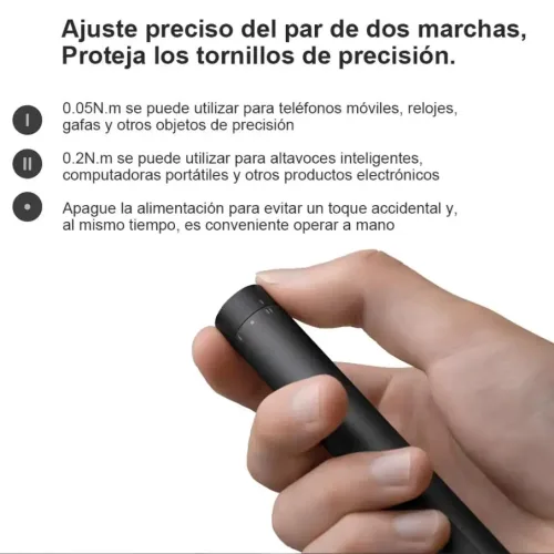 Xiaomi, Xiaomi Mijia Elektrischer Präzisionsschraubendreher, Magnetischer Schraubendreher-Satz, Zweistufiges Drehmoment, Typ-C-Ladung, S2-Stahl Präzisionsbits