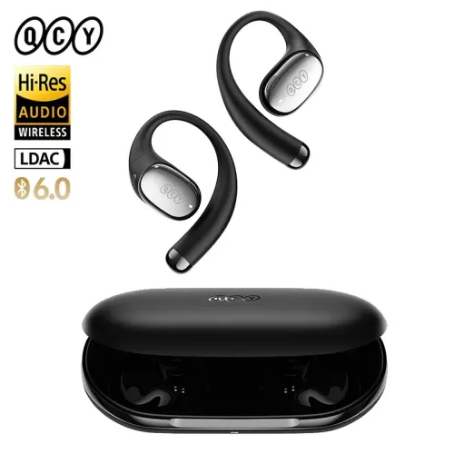 QCY Crossky R70 CT02 Open-Ear Sport Wireless-Kopfhörer Bluetooth 6.0 Hi-Res LDAC Ohrbügel Kopfhörer Drahtlose Lade-Ohrhörer 52 Stunden