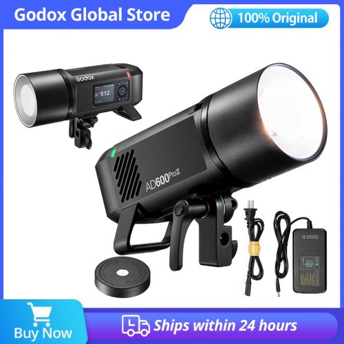 Godox, Godox Wireless All-in-One Outdoor-Blitzgerät 600 W AD600Pro II TTL mit Hochgeschwindigkeitssynchronisation, kompatibel mit Canon, Nikon, Sony, Olympus