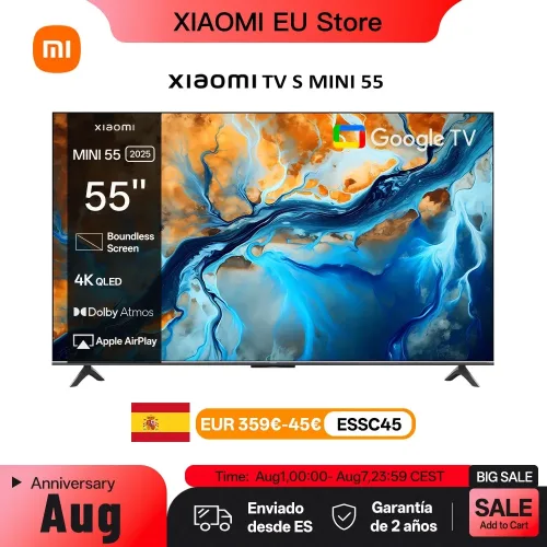 Xiaomi, XIAOMI S MINI 55 144 Hz QD-Mini LED Dolby Vision ®   IQ, Dolby Atmos ®   Google TV