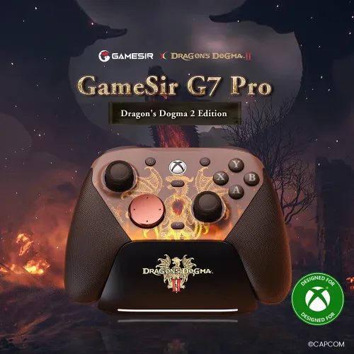 GameSir, GameSir G7 Pro Dragon's Dogma II Xbox Gaming-Controller für Xbox Series X, Xbox Series S, Xbox One X, Xbox One S Spielkonsole