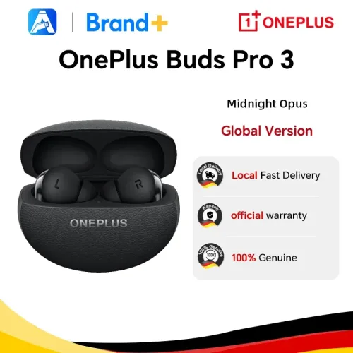 Globale Version OnePlus Buds Pro 3 Kopfhörer mit bis zu 50dB Geräuschunterdrückung, Spatial Audio mit Head-Tracking und Hi-Resolution Audio