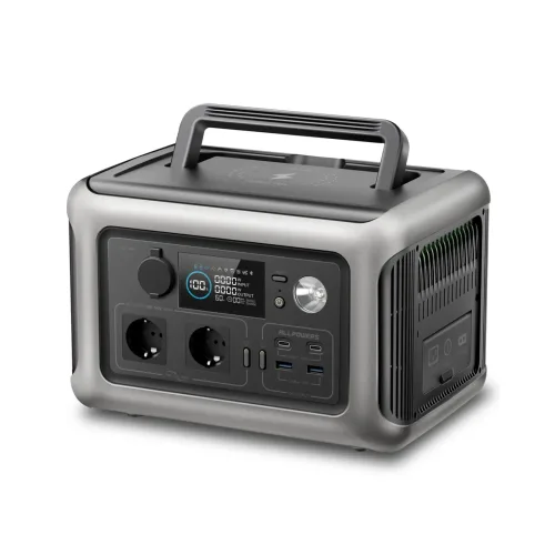 ALLPOWERS, ALLPOWERS R600 Tragbares Kraftwerk 600 W 299 Wh LiFePO4-Solargenerator mit 2 x 600 W (1200 W Überspannung), AC-Steckdose für Camping, Wohnmobil, Zuhause