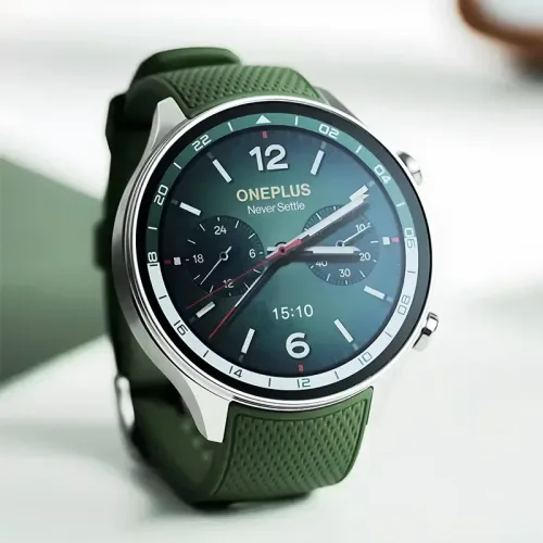 OnePlus, OnePlus Watch 2R Smartwatch 1,43'' AMOLED-Bildschirm Snapdragon W5 Gen 1+ ? BES2700 100 Stunden Akkulaufzeit WiFi Wear OS von Google GPS 2024