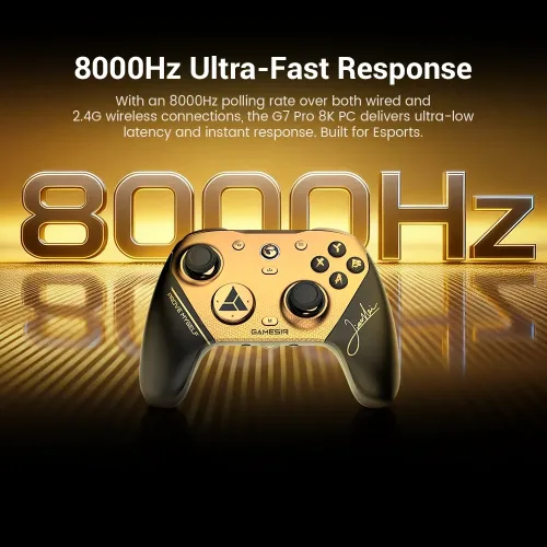 GameSir, GameSir G7 Pro 8K Champion Edition Kabelloser Gaming-Controller für Nintendo Switch 2, Android, iOS, PC, Steam, 8000Hz Gamepad